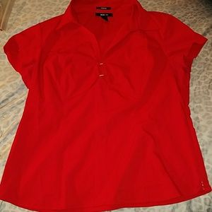 4 for $20 ...Womens size 16 stretch red bouse